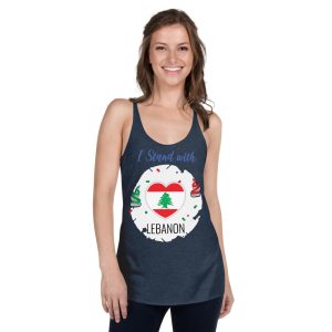 I Stand with Lebanon Top Tank - Image 2